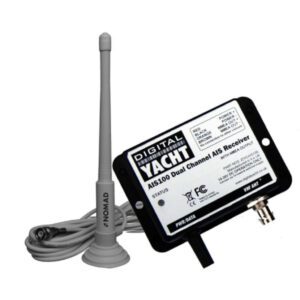 Recetor AIS com antena VHF e USB